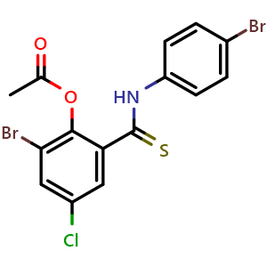 Chemical structure of Brotianide , CAS 23233-88-7, AChemBlock AD248690