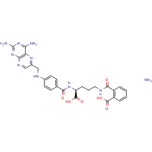 Chemical structure of Talotrexin ammonium , CAS 648420-92-2, AChemBlock AD248691