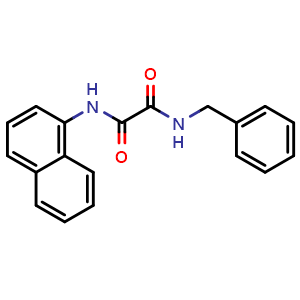 N1-1-naphthalenyl-N2-(phenylmethyl)-ethanediamide