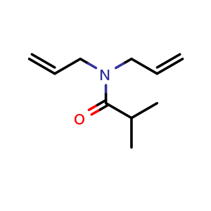 Chemical structure of N,N-diallylisobutyramide , CAS 60901-58-8, AChemBlock AD248708