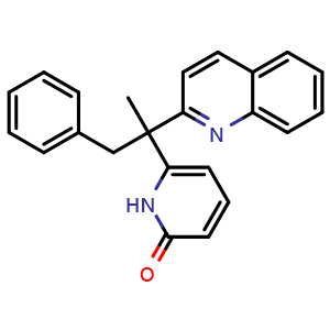 6-(1-phenyl-2-(quinolin-2-yl)propan-2-yl)pyridin-2(1H)-one