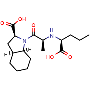 Chemical structure of Perindoprilat , CAS 95153-31-4, AChemBlock AD248722