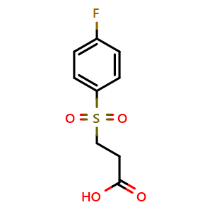 3-[(4-Fluorophenyl)sulfonyl]propanoic acid