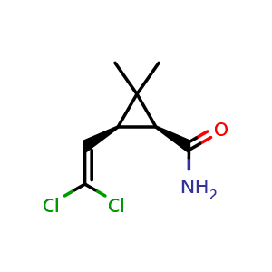 (1S,3S)-3-(2,2-dichlorovinyl)-2,2-dimethylcyclopropanecarboxamide