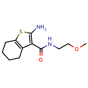 2-Amino-N-(2-methoxyethyl)-4,5,6,7-tetrahydro-1-benzothiophene- 3-carboxamide