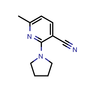 6-Methyl-2-(pyrrolidin-1-yl)pyridine-3-carbonitrile