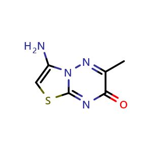 3-amino-6-methyl-7H-thiazolo[3,2-b][1,2,4]triazin-7-one
