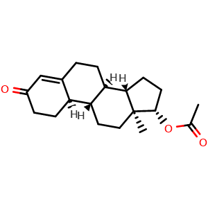Chemical structure of Nandrolone acetate , CAS 1425-10-1, AChemBlock AD248988