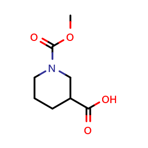 1-(methoxycarbonyl)piperidine-3-carboxylic acid
