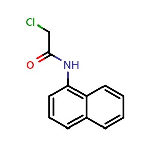Chemical structure of N-(Chloroacetyl)1-naphtylamine , CAS 832-89-3, AChemBlock AD249105