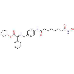 Chemical structure of Tefinostat , CAS 914382-60-8, AChemBlock AD249120