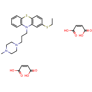 Chemical structure of Thiethylperazine dimaleate , CAS 1179-69-7, AChemBlock AD249184