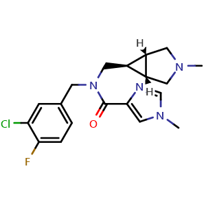 Chemical structure of PF-03463275 , CAS 1173239-39-8, AChemBlock AD249187
