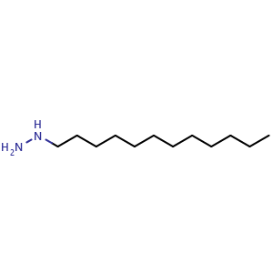 Chemical structure of Dodecylhydrazine , CAS 2656-75-9, AChemBlock AD249189