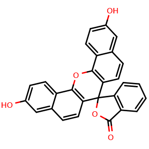 Chemical structure of Naphthofluorescein , CAS 61419-02-1, AChemBlock AD249268
