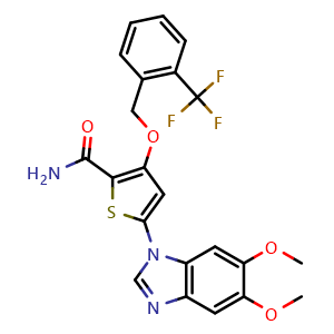 Chemical structure of GW843682X , CAS 660868-91-7, AChemBlock AD249298