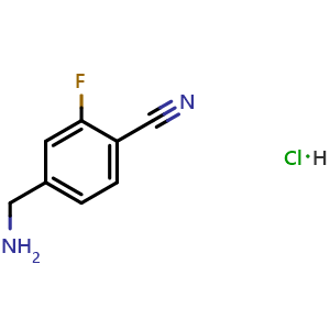 4-(aminomethyl)-2-fluorobenzonitrile hydrochloride