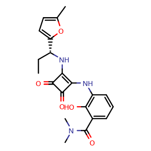 Chemical structure of Navarixin , CAS 473727-83-2, AChemBlock AD249383
