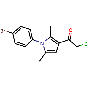 1-[1-(4-bromophenyl)-2,5-dimethyl-1H-pyrrol-3-yl]-2-chloroethanone