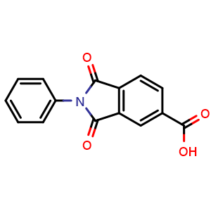 1,3-Dioxo-2-phenyl-2,3-dihydro-1H-isoindole-5-carboxylic acid