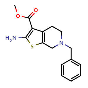 methyl 2-amino-6-benzyl-4,5,6,7-tetrahydrothieno[2,3-c]pyridine-3-carboxylate