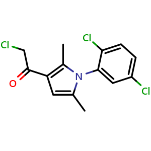 2-chloro-1-[1-(2,5-dichlorophenyl)-2,5-dimethyl-1H-pyrrol-3-yl]ethanone