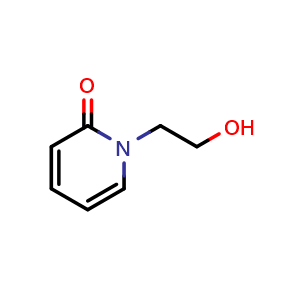 Chemical structure of 1-(2-hydroxyethyl)-1,2-dihydropyridin-2-one , CAS 64330-83-2, AChemBlock AD249494