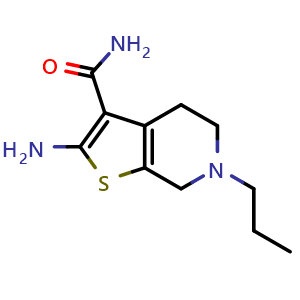 2-amino-6-propyl-4,5,6,7-tetrahydrothieno[2,3-c]pyridine-3-carboxamide