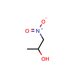 Chemical structure of 1-nitropropan-2-ol , CAS 3156-73-8, AChemBlock AD249657