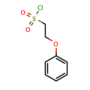 Chemical structure of 2-Phenoxyethanesulfonyl chloride , CAS 3384-01-8, AChemBlock AD249770