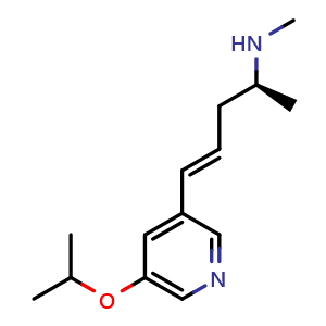 Chemical structure of Ispronicline , CAS 252870-53-4, AChemBlock AD249809