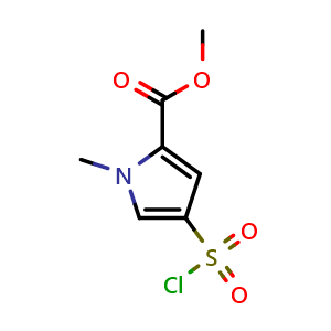 Methyl 4-(chlorosulfonyl)-1-methyl-1h-pyrrole-2-carboxylate