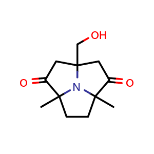 Chemical structure of (4a,6a-Dimethyl-tetrahydro-1,4-dioxa-6b-aza-cyclopenta[cd]pentalen-2a-yl)- methanol , CAS 60204-53-7, AChemBlock AD249832