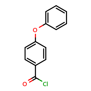 Chemical structure of 4-phenoxybenzoyl chloride , CAS 1623-95-6, AChemBlock AD249847