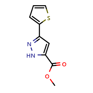 methyl 3-(thiophen-2-yl)-1H-pyrazole-5-carboxylate