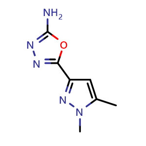 5-(1,5-dimethyl-1H-pyrazol-3-yl)-1,3,4-oxadiazol-2-amine