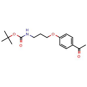 tert-Butyl N-[3-(4-acetylphenoxy)propyl]carbamate