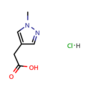 2-(1-methyl-1H-pyrazol-4-yl)acetic acid hydrochloride