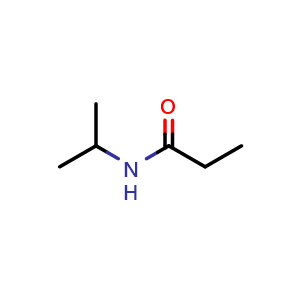 Chemical structure of N-(propan-2-yl)propanamide , CAS 10601-63-5, AChemBlock AD250054