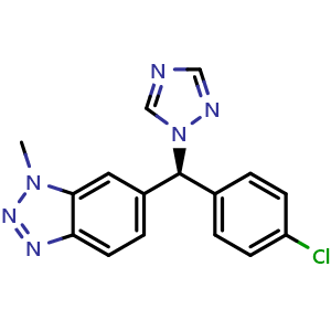Chemical structure of Vorozole , CAS 129731-10-8, AChemBlock AD250063