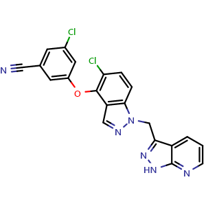 Chemical structure of MK-6186 , CAS 1034474-19-5, AChemBlock AD250066