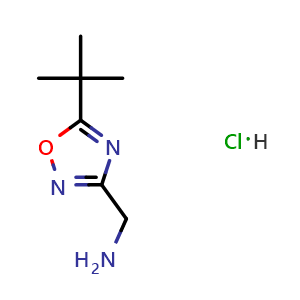 (5-tert-Butyl-1,2,4-oxadiazol-3-yl)methanamine hydrochloride