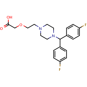 Chemical structure of Efletirizine , CAS 150756-35-7, AChemBlock AD250127