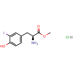 Methyl (S)-2-amino-3-(4-hydroxy-3-iodophenyl)propanoate hydrochloride