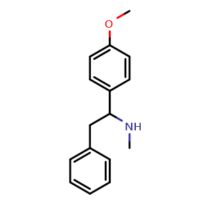 [1-(4-methoxyphenyl)-2-phenylethyl]methylamine