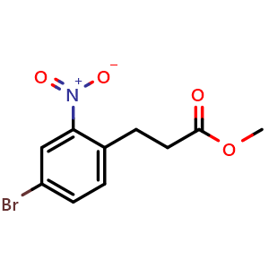 methyl 3-(4-bromo-2-nitrophenyl)propanoate