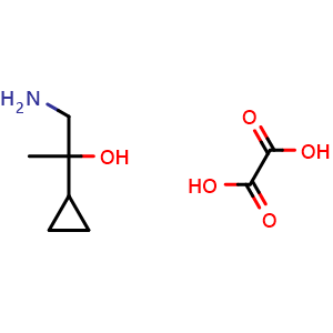1-amino-2-cyclopropylpropan-2-ol; oxalic acid
