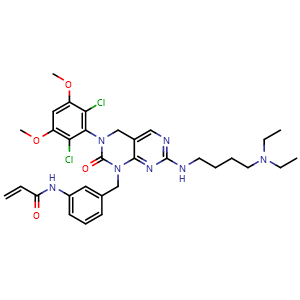 Chemical structure of FIIN-1 , CAS 1256152-35-8, AChemBlock AD250314