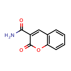 Chemical structure of 2-oxo-2H-chromene-3-carboxamide , CAS 1846-78-2, AChemBlock AD250347