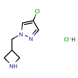 1-[(azetidin-3-yl)methyl]-4-chloro-1H-pyrazole hydrochloride